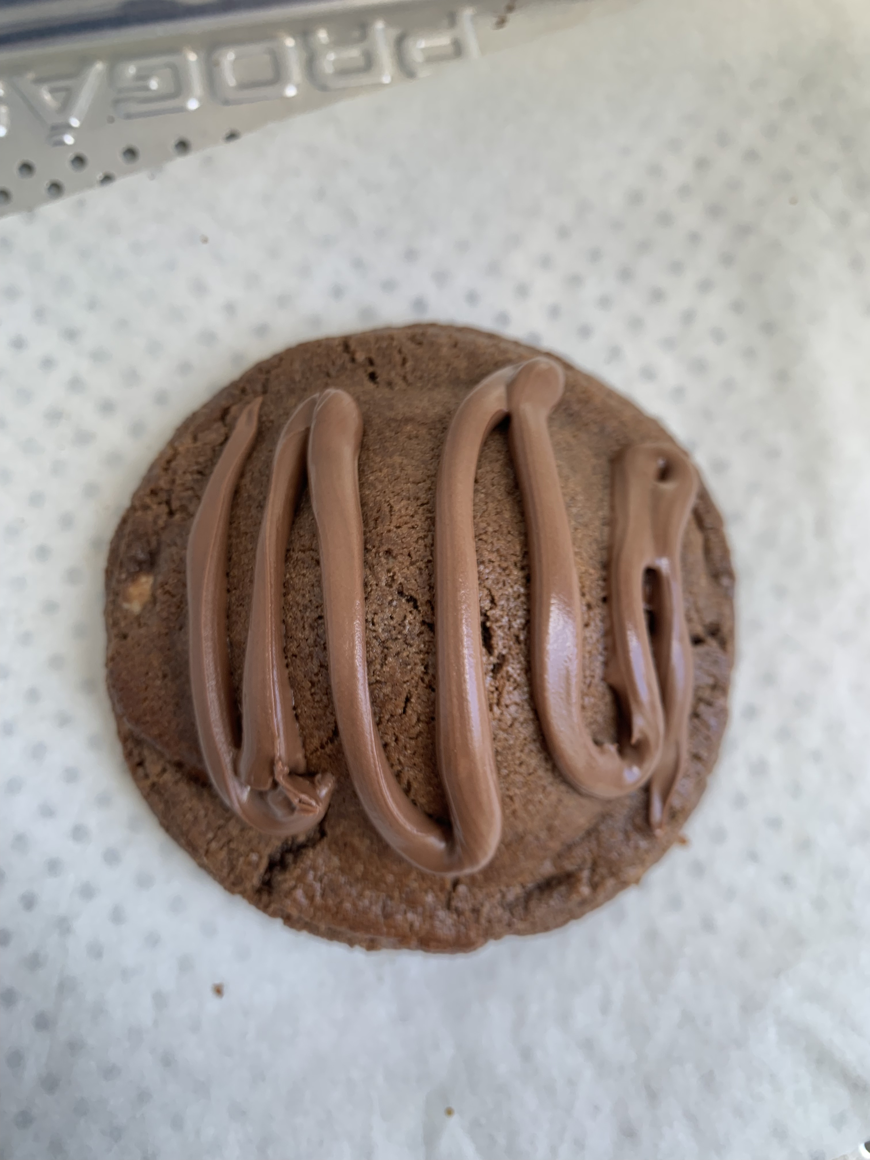 imagem do cookie triplo nutella